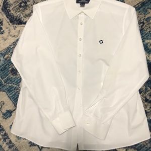 Chase employee attire -white button down size 14
